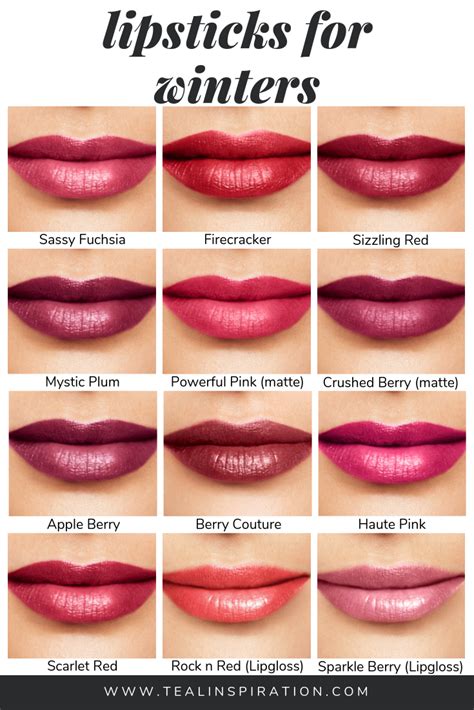 chanel lipsticks wintertype